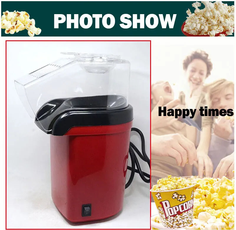 Automatic Hot Air Pop Corn Maker Machine