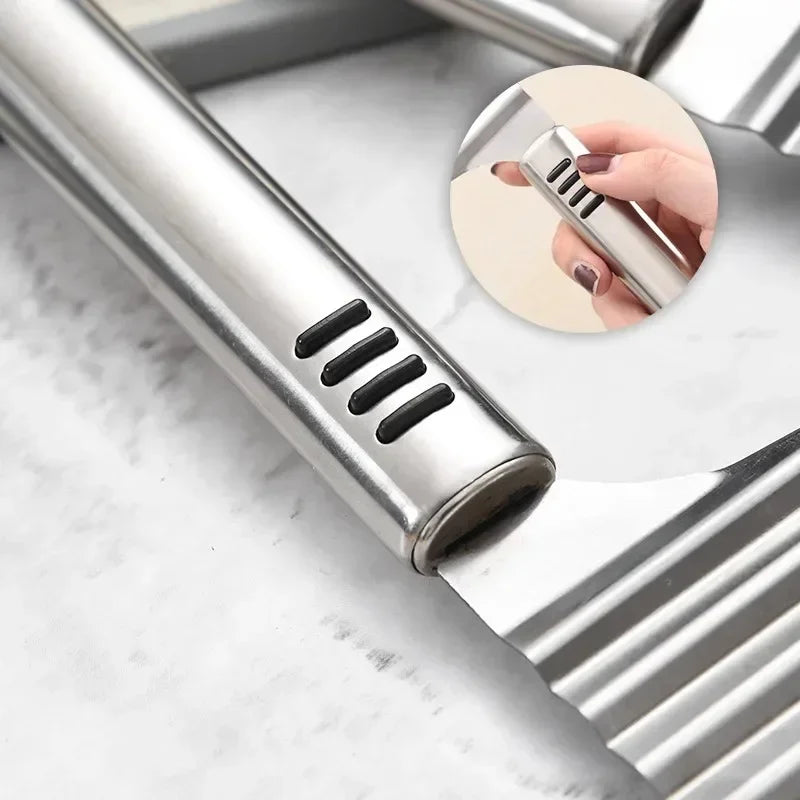 NNEOBA Stainless Steel Crinkle Cut Potato Slicer