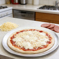 Reusable Aluminum Pizza Pan with Smooth , Wear-Resistant Non-Stick Baking Accessory for Kitchen Use