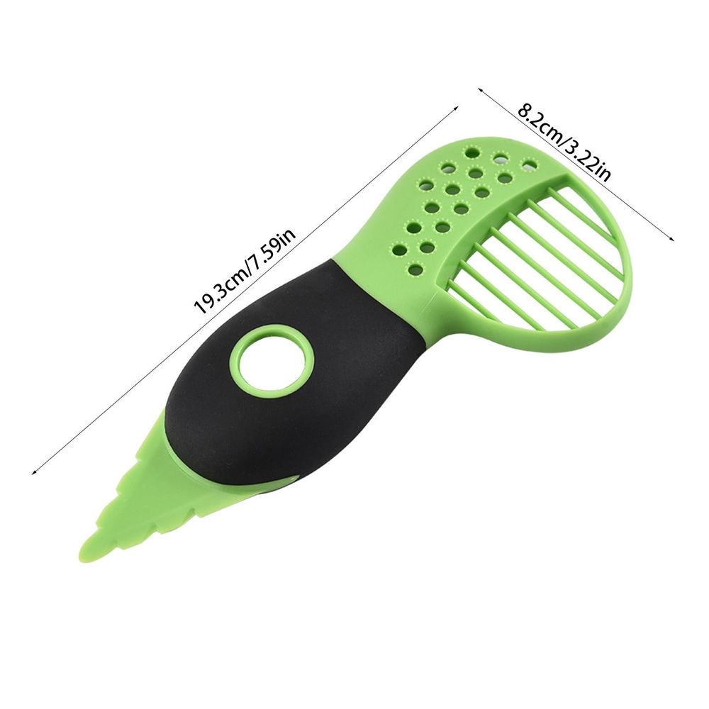 Avocados Slicers, 3-in-1 Avocados Peeler Slicers, Green Avocados Cutter Scoopers and Plastic Avocados Knife, Kitchen Gadget Lightweight Portable Tool, Good Grip Durables Design