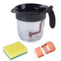 Fat Separator With Bottom Release, 2026 New Oil Strainer Gravy Separator, 4 Cups or 1000ml Fat Strainer Measuring Cup Soup Oil Separator Skimmer for Gravy Sauces and Other Liquids